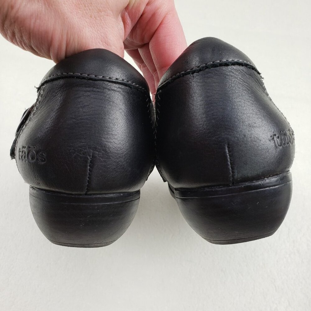 Taos Virtue Mary Jane Shoe Womens 8.5 Black Leather Strap Walk Comfort Low Heel - Picture 11 of 13